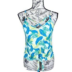 Poof New York Palm Print top- M